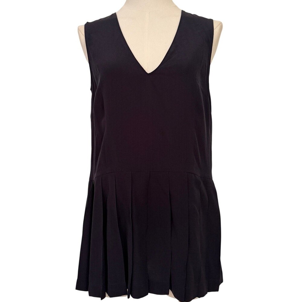 Marni Black Silk Tunic Blouse EU 38 (US 4-6)